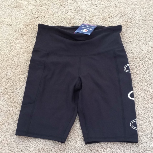New! Champion medium black sports bike shorts. - Picture 1 of 9